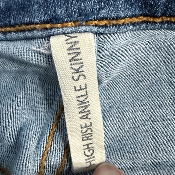 Rag & Bone High Rise Ankle Skinny Jeans Size 27 - Picture 4 of 12